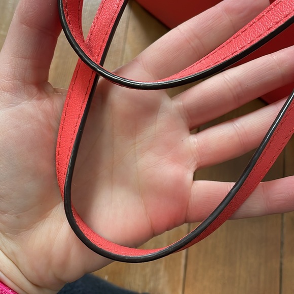 Kate Spade leather coral purse tote - Picture 7 of 12